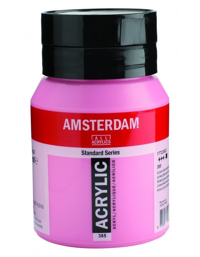 Amsterdam Akrilik Boya 500ml 385 Quin. Rose Light