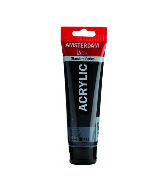 Amsterdam Akrilik Boya 120ml 735 Oxyde Black