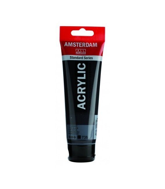 Amsterdam Akrilik Boya 120ml 735 Oxyde Black