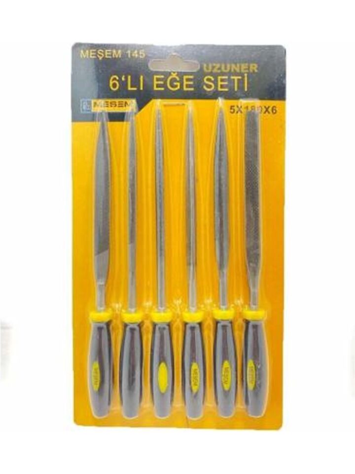 6 Lı Eğe Seti 5X180X6