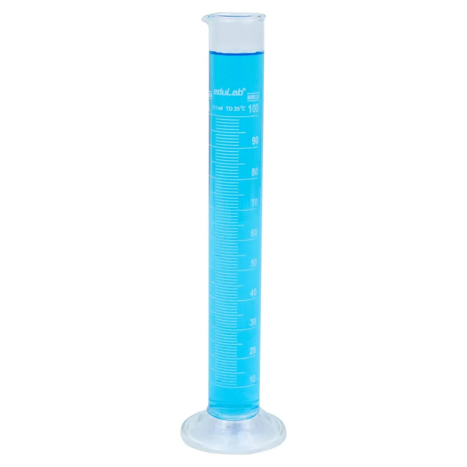 Dereceli Silindir  Mezür (100 ml. 1/1 Böl. Cam)