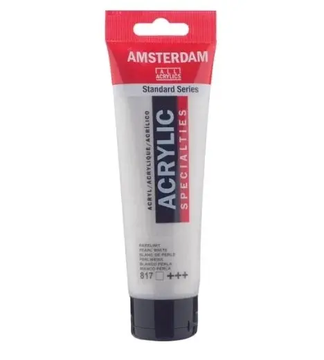 Amsterdam Akrilik Boya 120ml 817 Pearl White