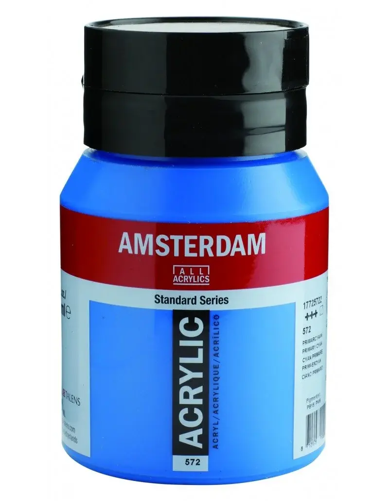 Amsterdam Akrilik Boya 500ml 572 Primary Cyan