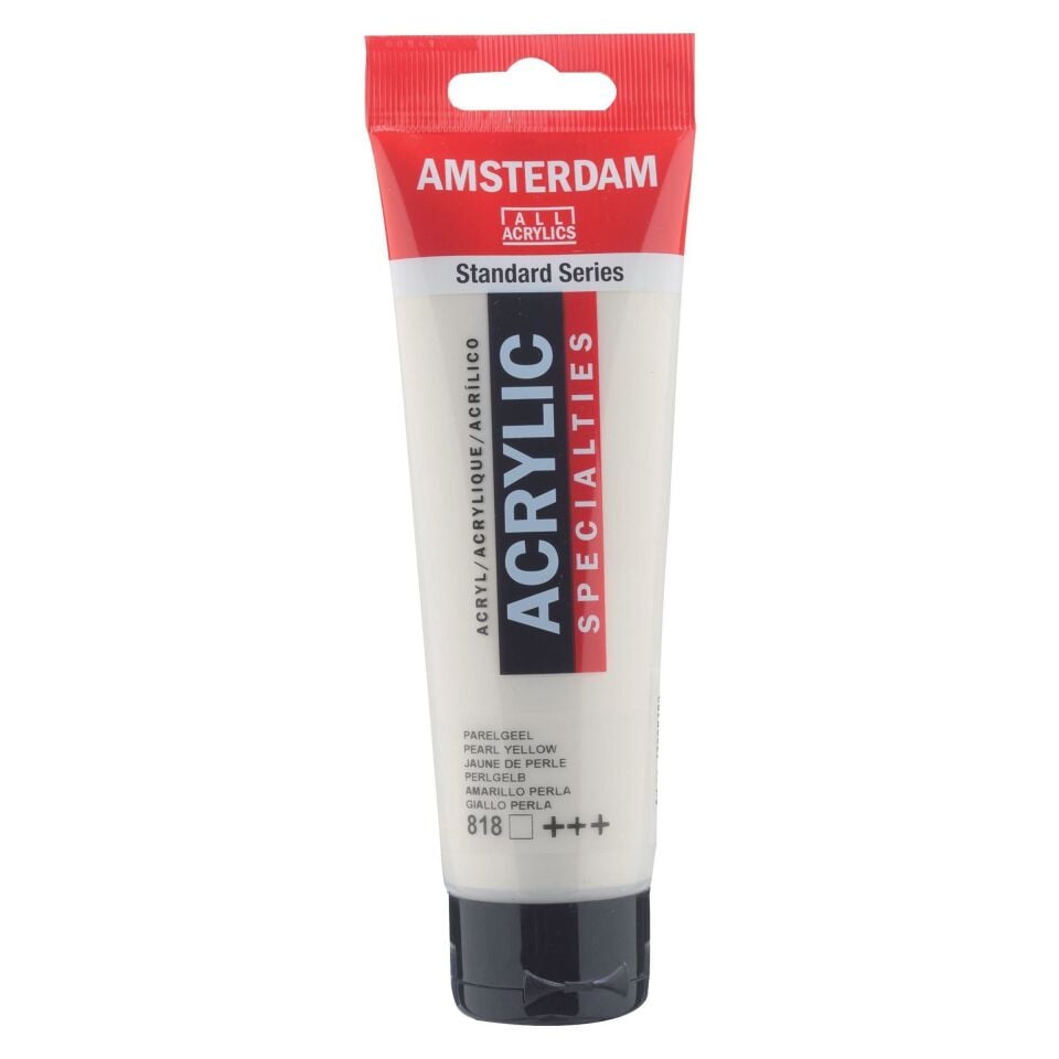 Amsterdam Akrilik Boya 120ml 818 Pearl Yellow