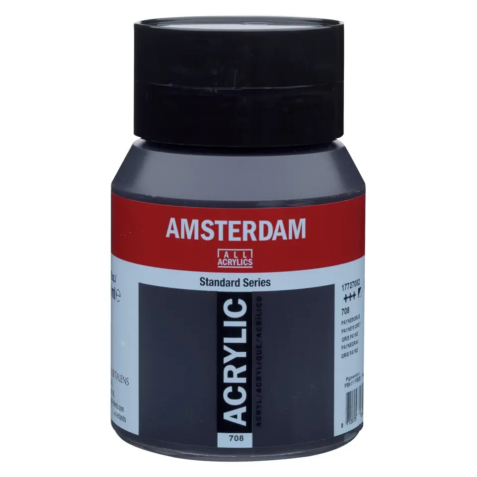 Amsterdam Akrilik Boya 500ml 708 Paynes Grey