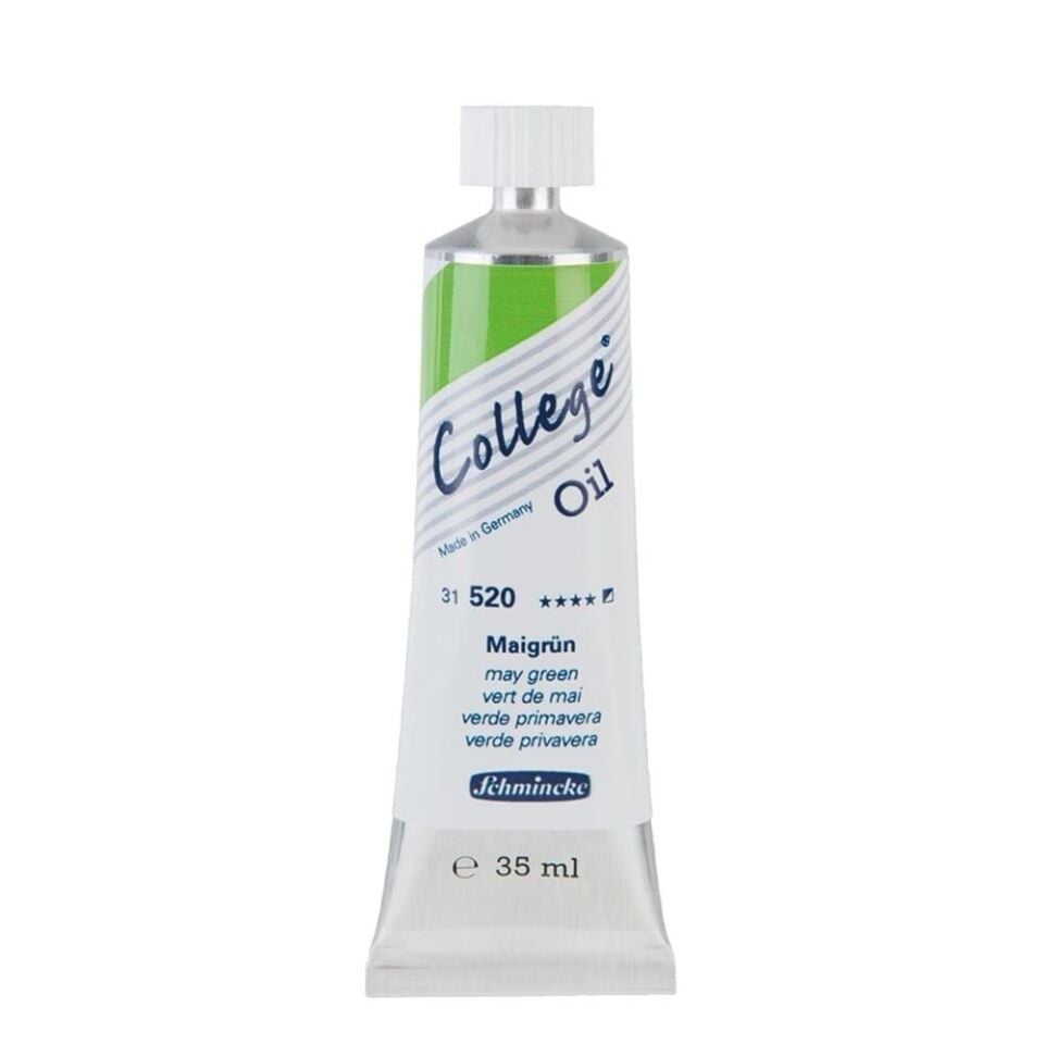 Schmincke College Oil Yağlı Boya 35 ml 520 May Green