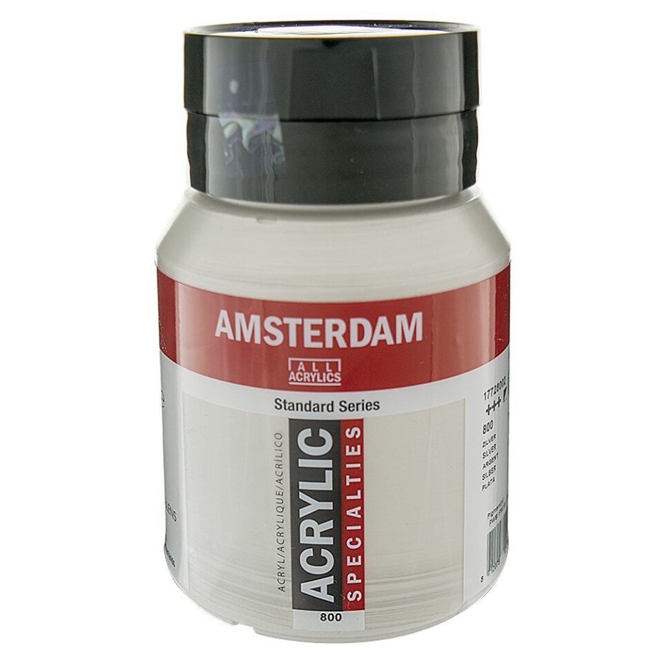 Amsterdam Akrilik Boya 500ml 800 Silver