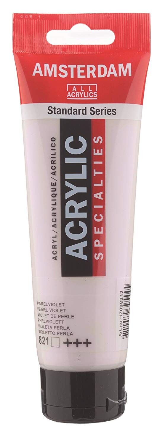 Amsterdam Akrilik Boya 120ml 821 Pearl Violet