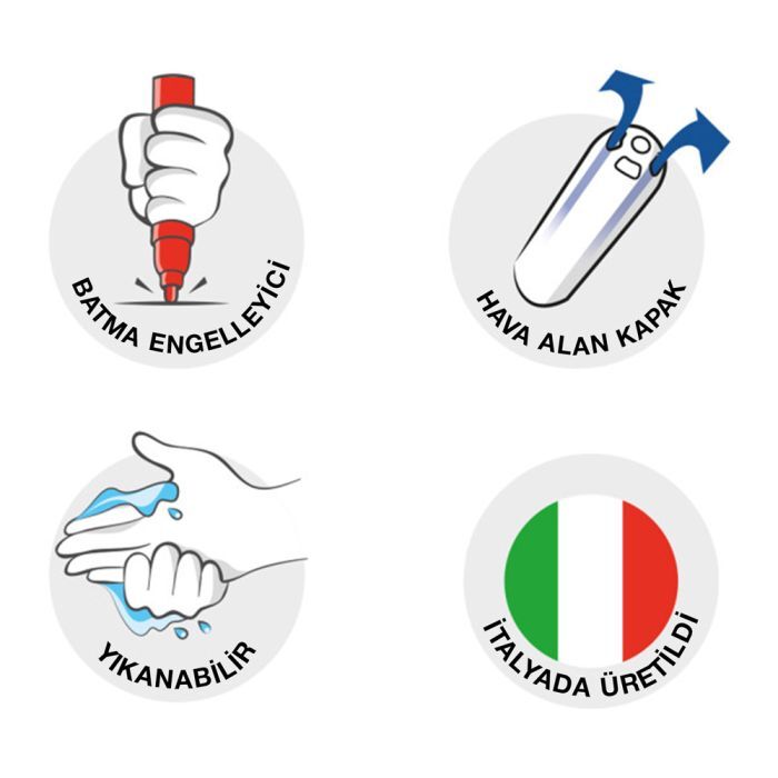 Carioca Joy Süper Yıkanabilir Keceli Boya  Kalemı 6'lı