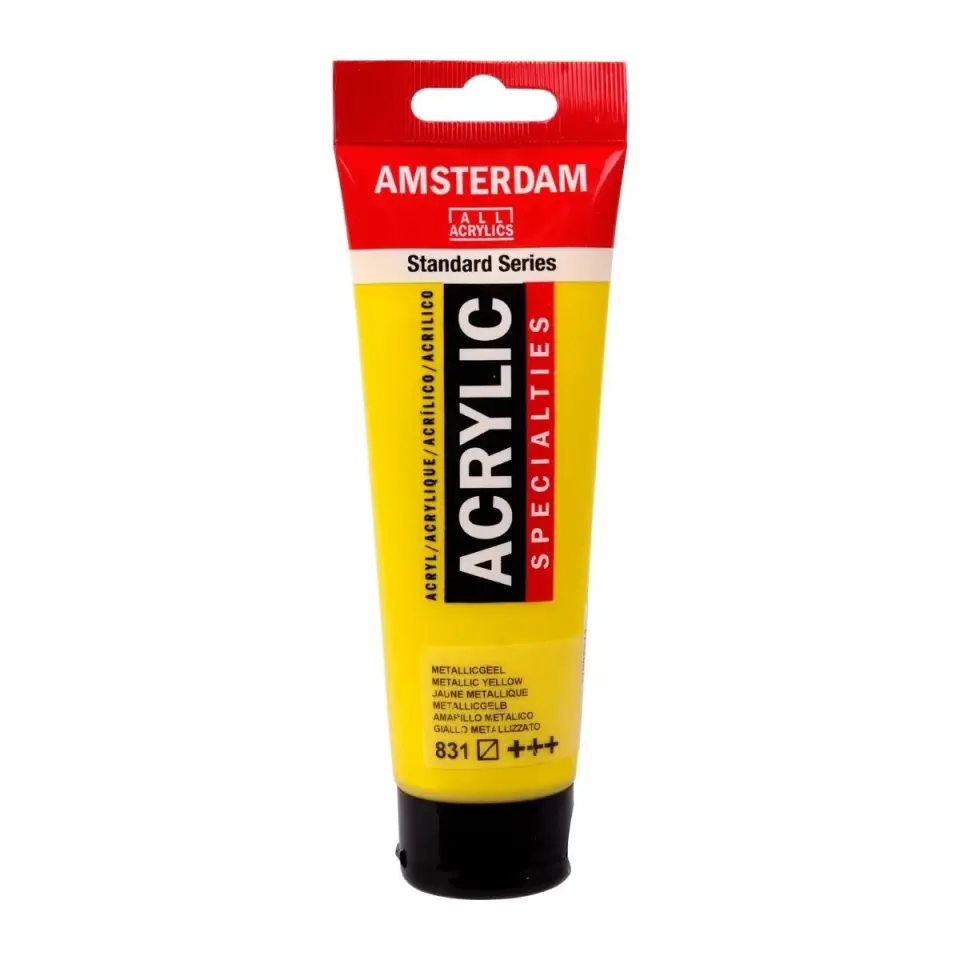 Amsterdam Akrilik Boya 120ml 831 Metallic Yellow