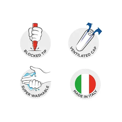 Carioca Joy Süper Yıkanabilir Keçeli Boya Kalemi 12’Li