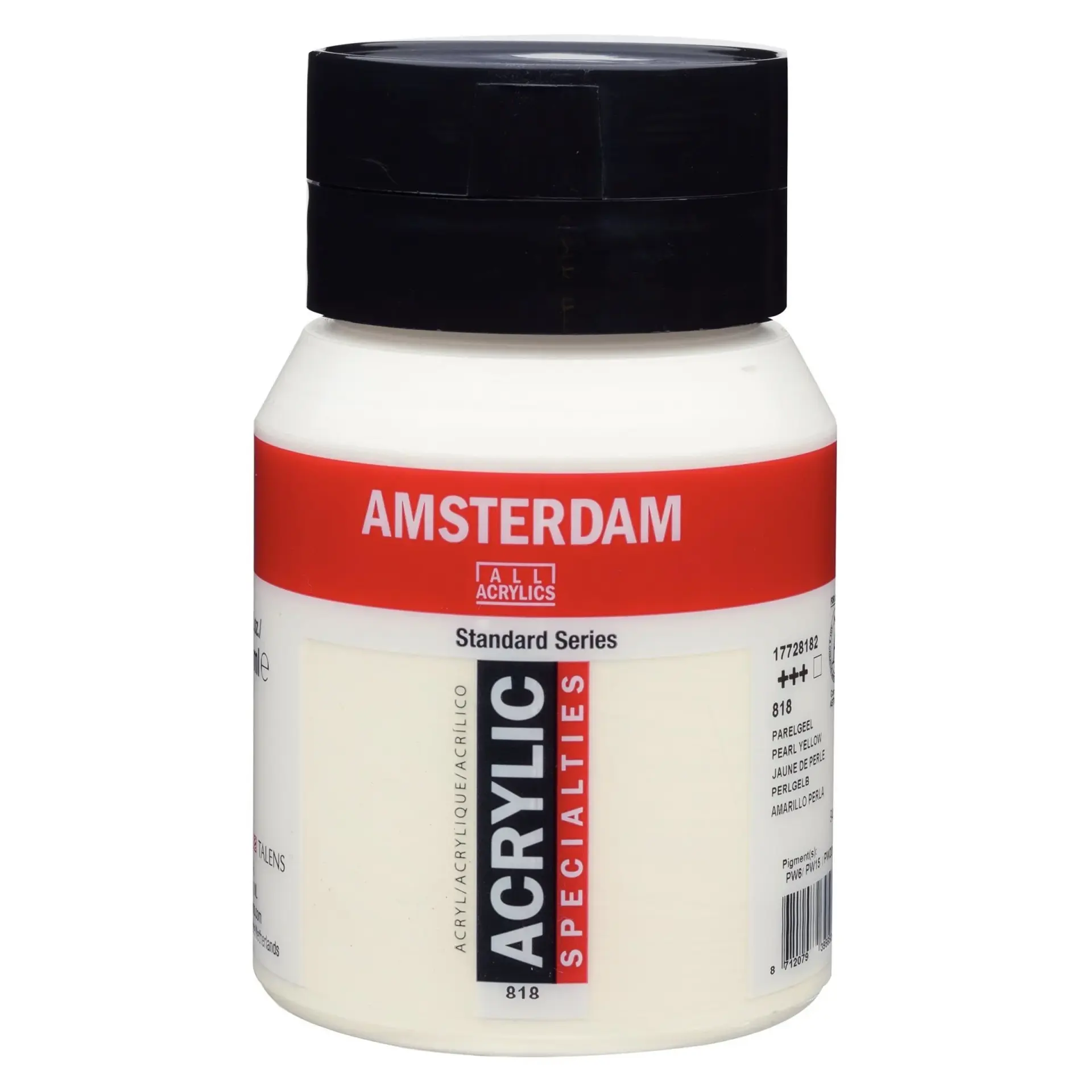 Amsterdam Akrilik Boya 500ml 818 Pearl Yellow