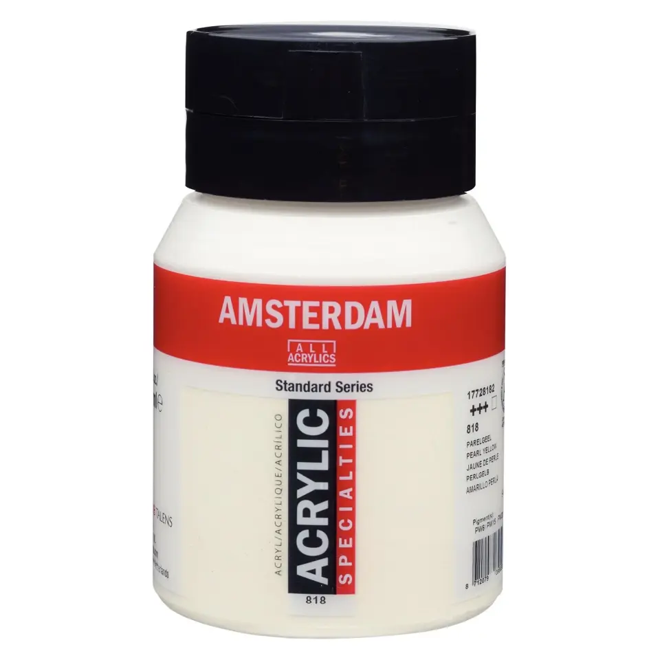 Amsterdam Akrilik Boya 500ml 818 Pearl Yellow