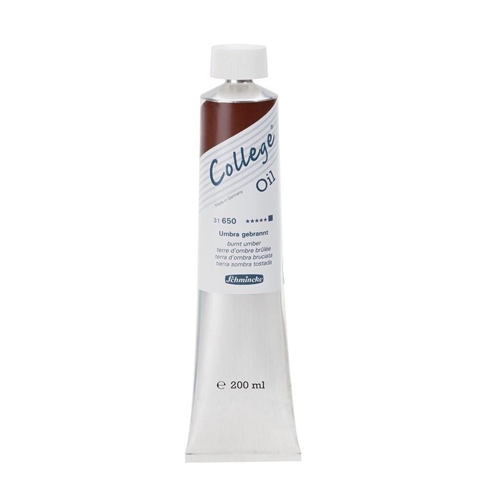 Schmincke College Oil Yağlı Boya 200 ml 650 Burnt Umber