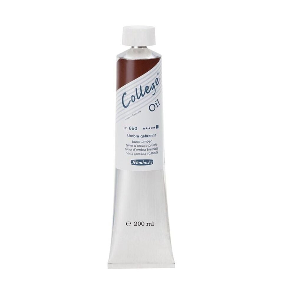 Schmincke College Oil Yağlı Boya 200 ml 650 Burnt Umber