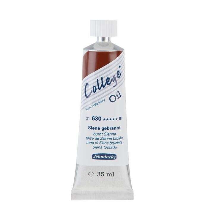 Schmincke College Oil Yağlı Boya 200 ml 630 Burnt Sienna