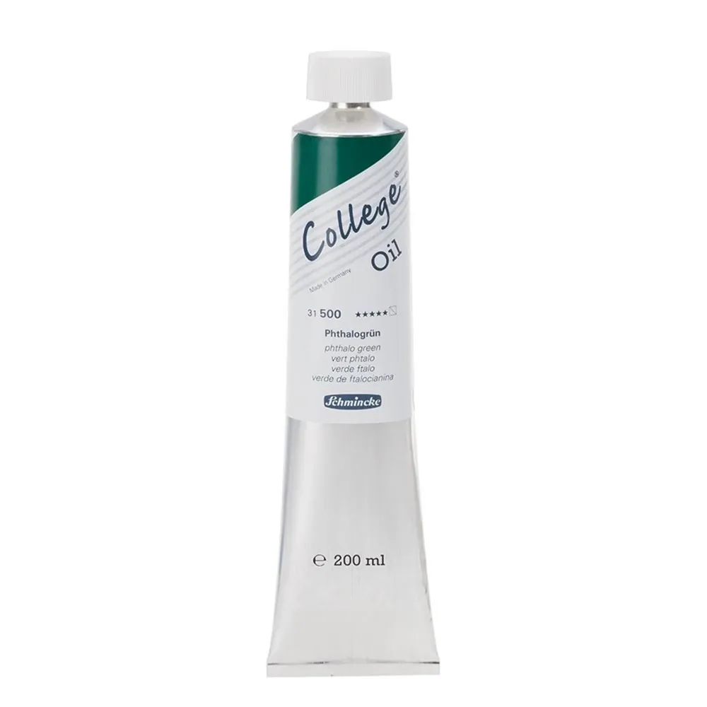 Schmincke College Oil Yağlı Boya 200 ml 500 Phthalo Green