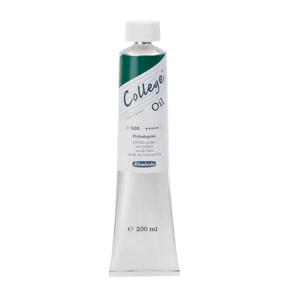Schmincke College Oil Yağlı Boya 200 ml 500 Phthalo Green