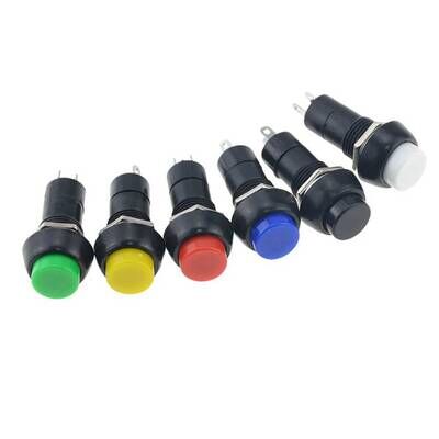 PBS-11A 12mm Anahtarlı Push Buton