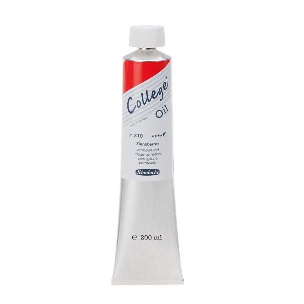 Schmincke College Oil Yağlı Boya 200 ml 310  Vermillon Red