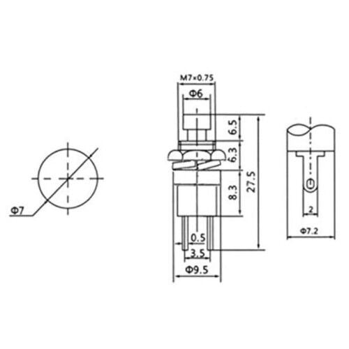 IC-177 Buton 7mm Yeşil