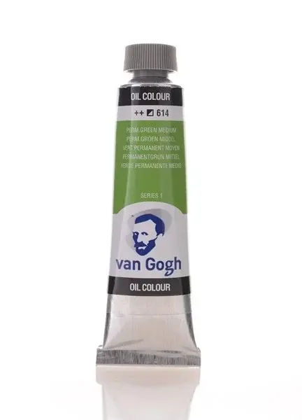 Van Gogh Yağlı Boya 40ml 614 Permanent Green Medium
