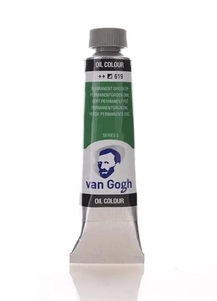 Van Gogh Yağlı Boya 40ml 619 Permanent Green Deep