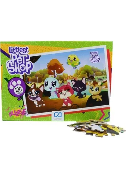Ca Games Littlest  Petshop Puzzle 100 Parça