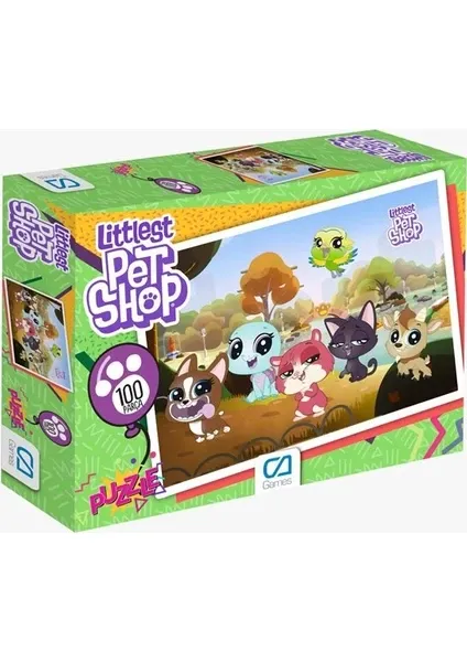 Ca Games Littlest  Petshop Puzzle 100 Parça