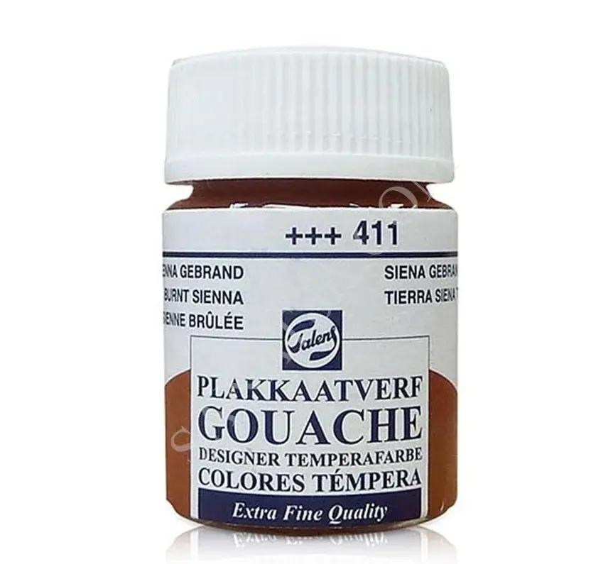 Talens Guaj Boya 16ml 411 Burnt Sienna