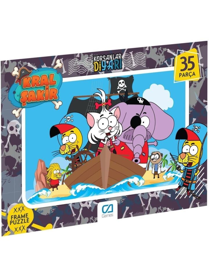 Ca Games Kral Şakir Korsan 35 Parça Puzzle Yapboz