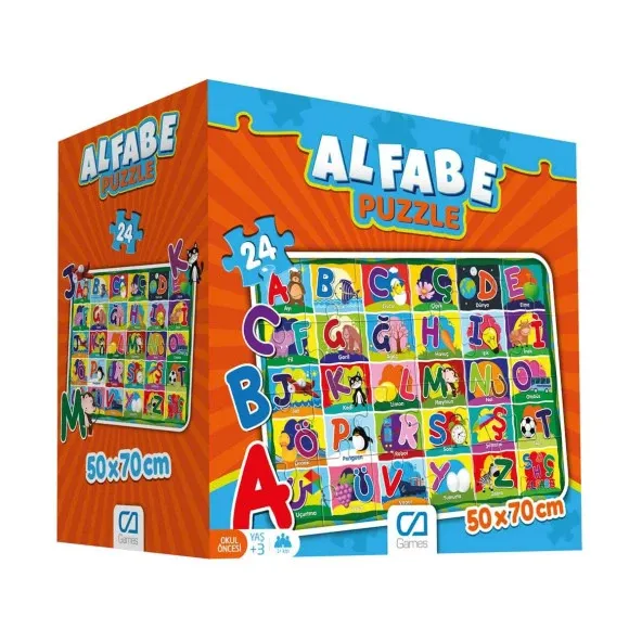 Ca Games Alfabe Eğitici Puzzle CA.5027