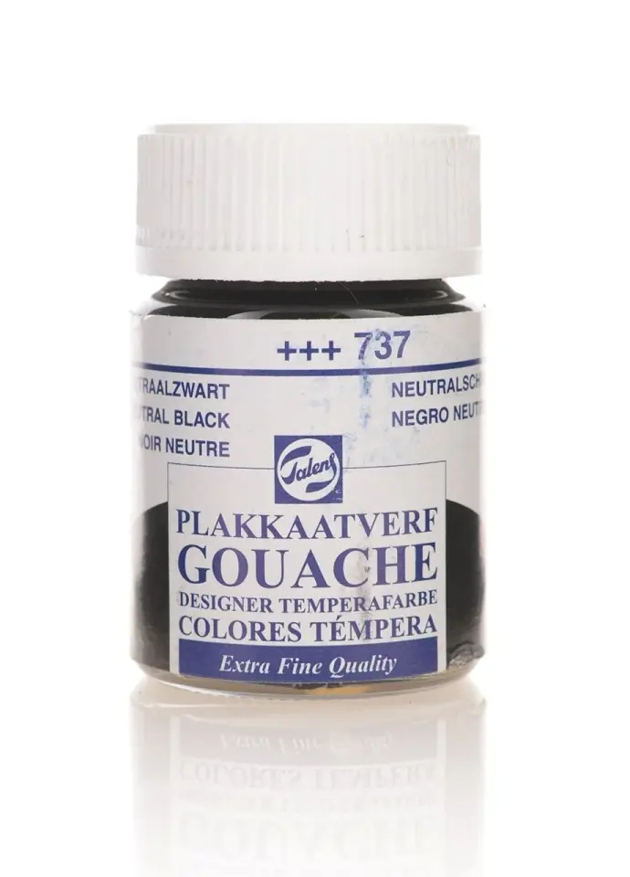 Talens Guaj Boya 16ml 737 Neutral Black