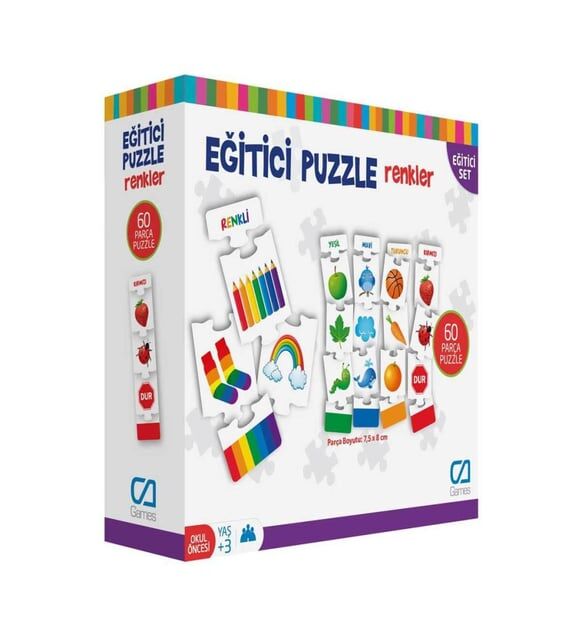 Ca Games Eğitici Puzzle Renkler