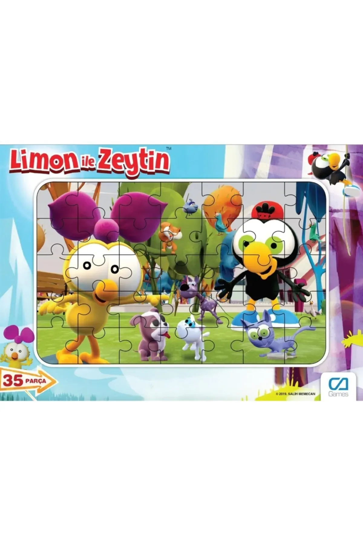 Ca Games Limon ile Zeytin 35 Parça Puzzle