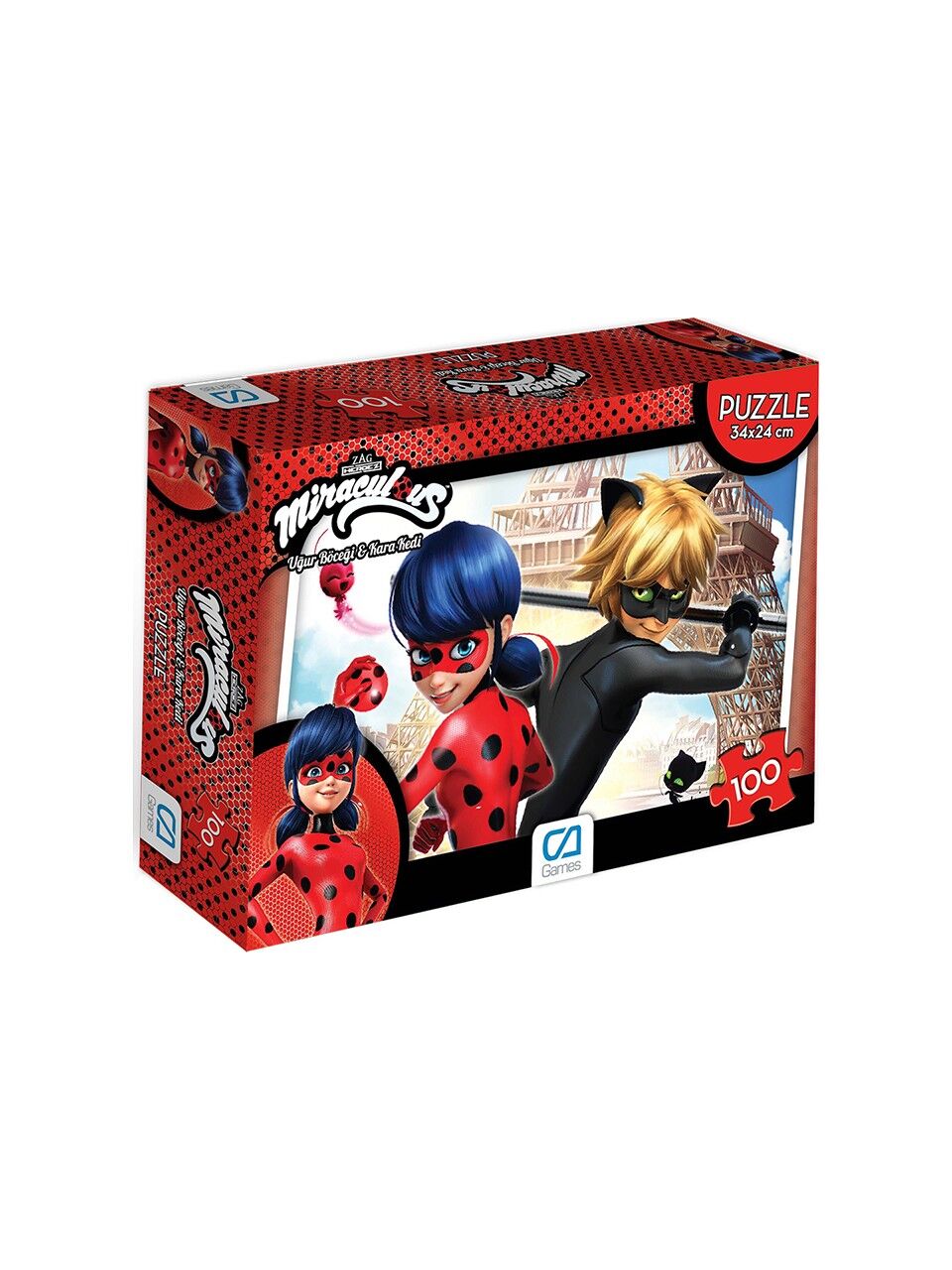 Ca Games Miraculous Puzzle 100 Parça