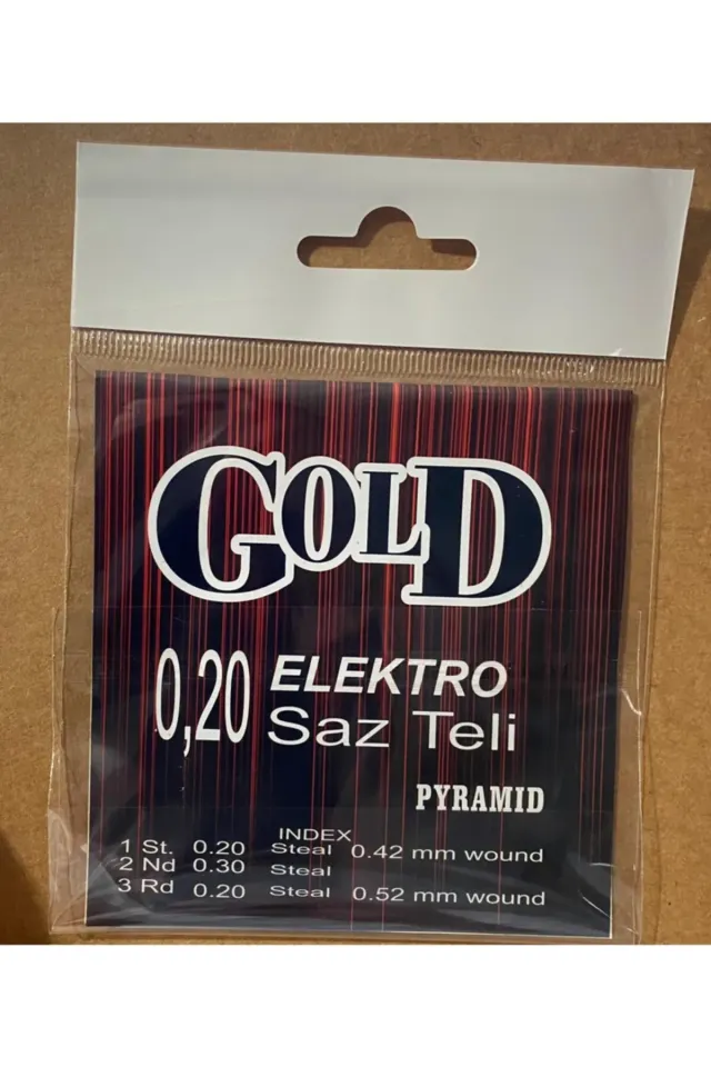 Gold GE20S Elektro Bağlama Teli 0.20