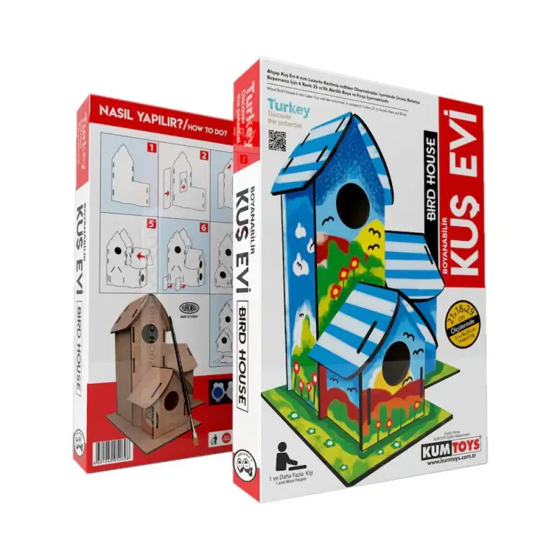 Kumtoys Kuş Evi Boyama