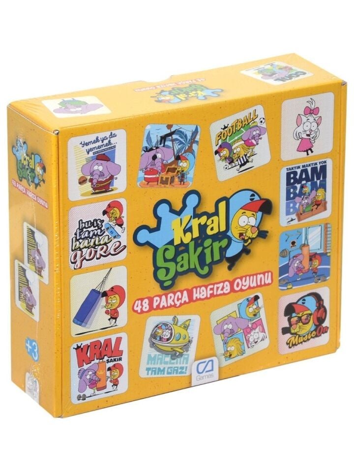 Ca Games Kral Şakir 48 Parça Eğitici Hafıza Oyunu