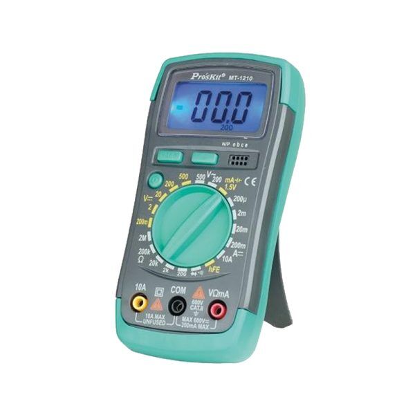 Proskit MT-1210 3 1/2 Kompakt Dijital Multimetre Dijital Ölçü Aleti CAT II  600V AC /DC