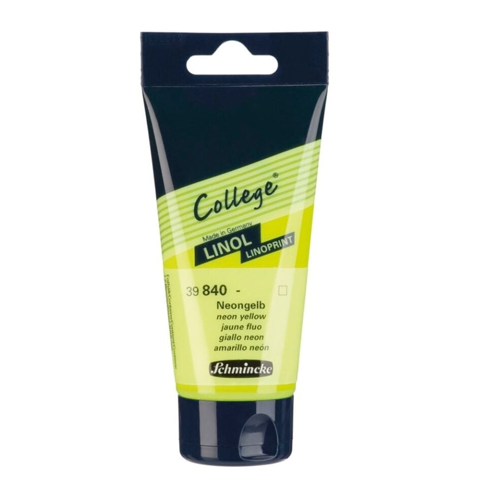 Schmincke College Linol Boya 75 ml 840 Neon Yellow