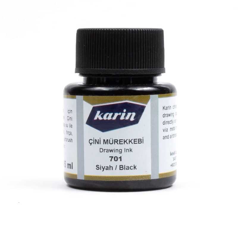 Karin Çini Mürekkebi Siyah 45 ml