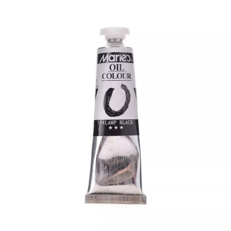 Maries Yağlı Boya Lamp Black  170ml ( 794 )