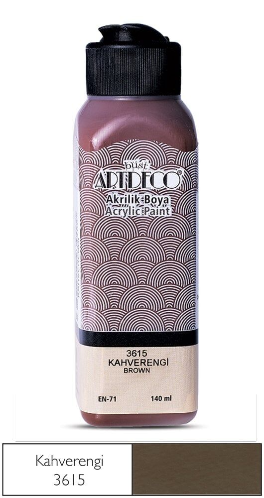 Artdeco Akrilik Boya 140 Ml Kahverengi 3615
