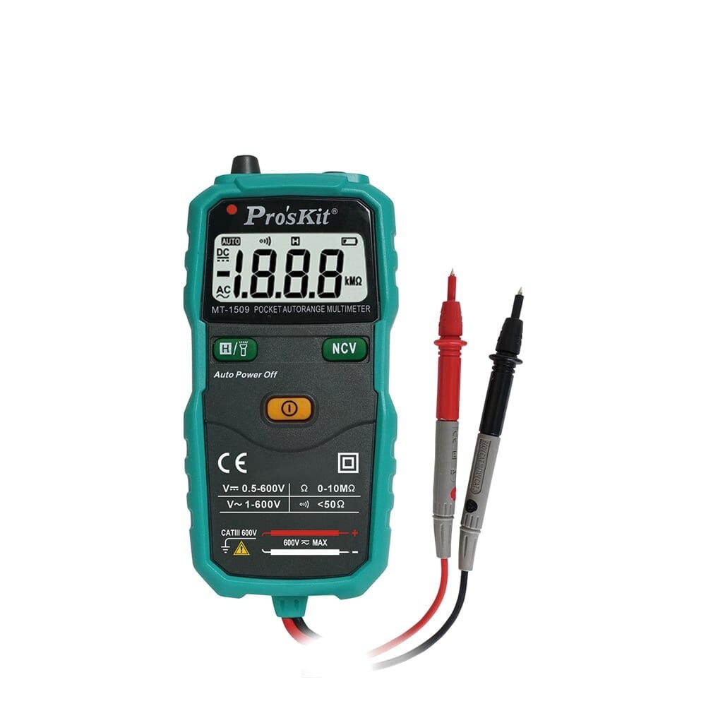 Proskit MT-1509 Cep Tipi Dijital Multimetre AutoRange