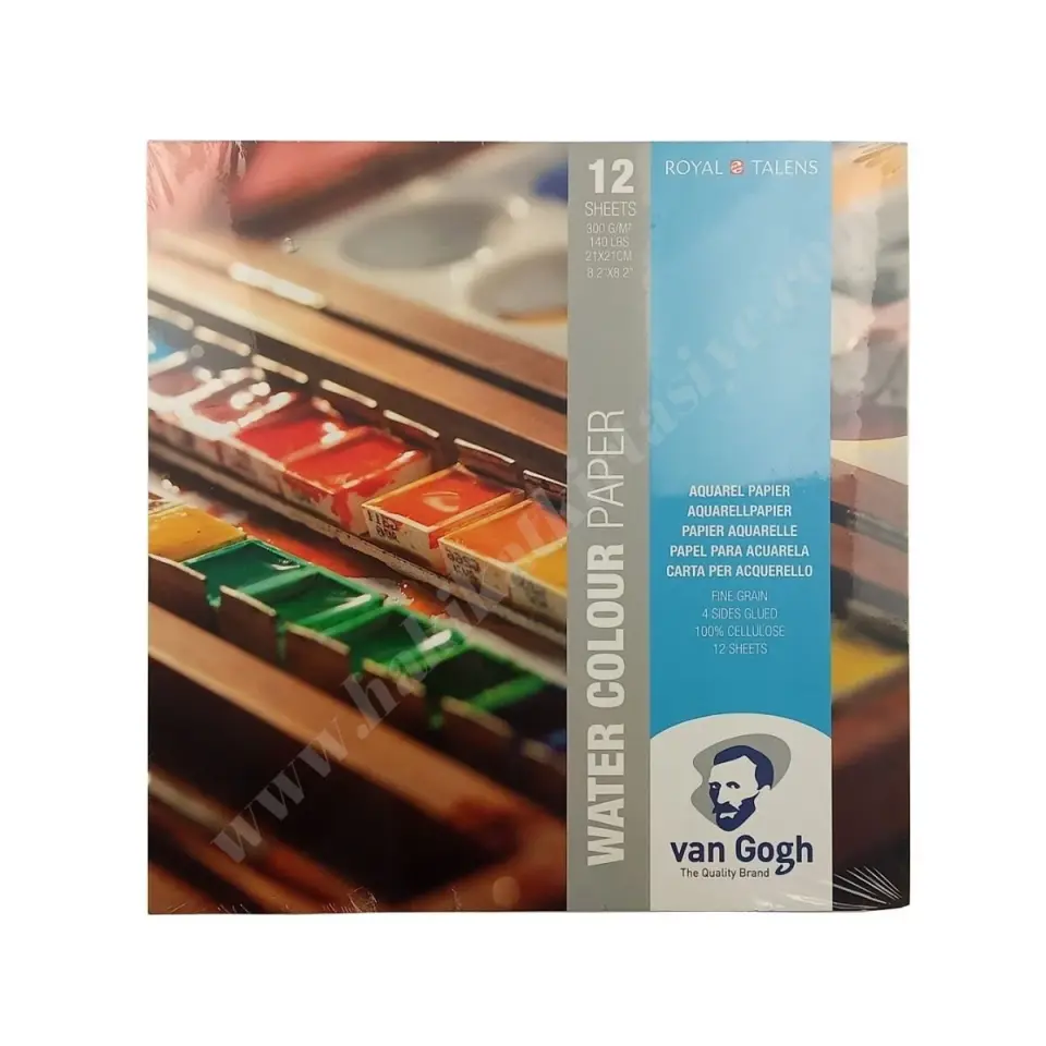 Talens Van Gogh Sulu Boya Bloğu 21x21cm 300gr 12 Ypr.