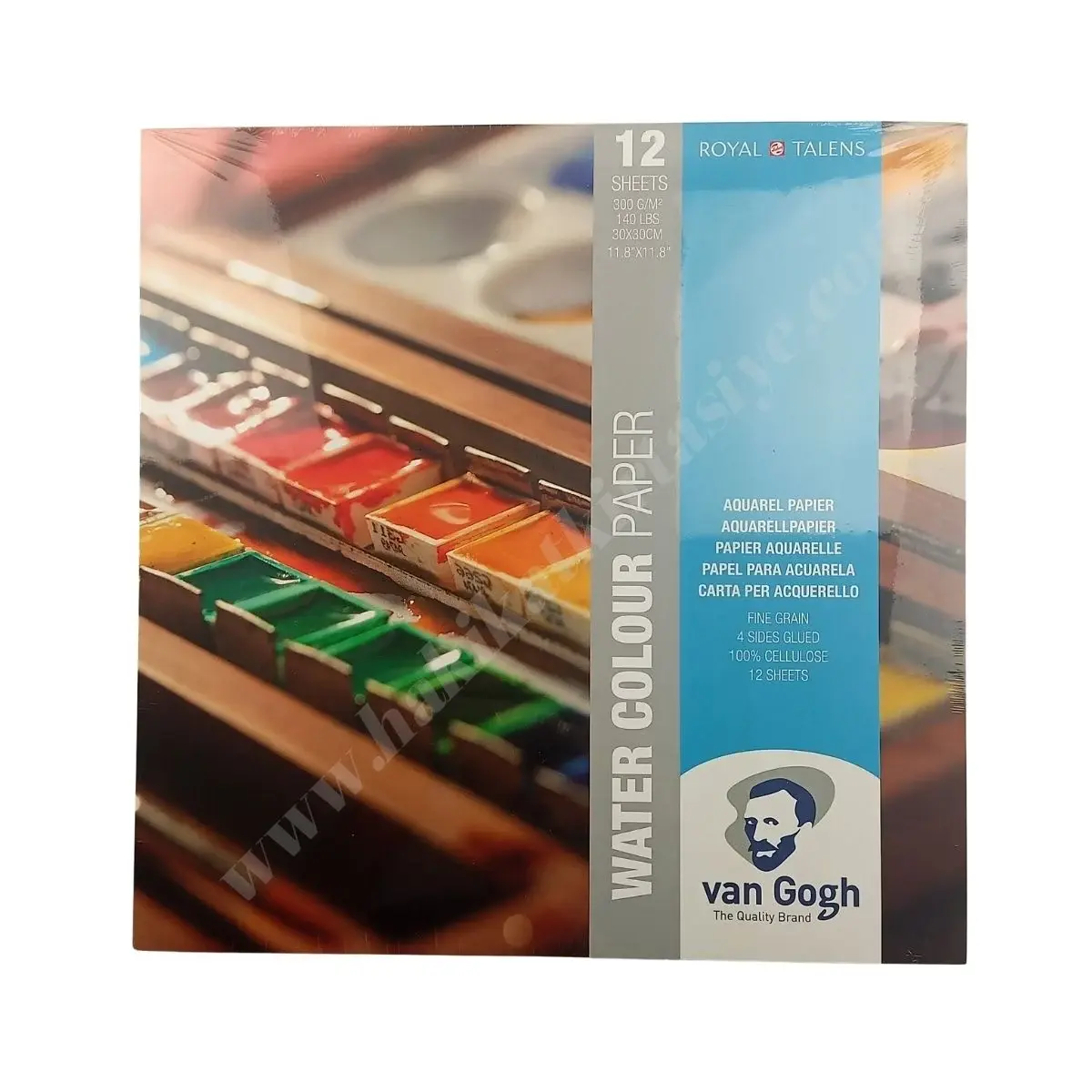 Talens Van Gogh Sulu Boya Bloğu 30x30cm 300gr 12 Ypr.