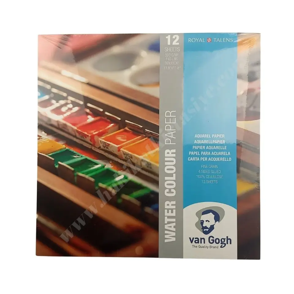 Talens Van Gogh Sulu Boya Bloğu 30x30cm 300gr 12 Ypr.
