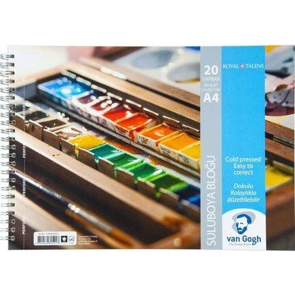 Van Gogh Suluboya Bloğu 300 Gr A4 20 Yaprak Spiralli