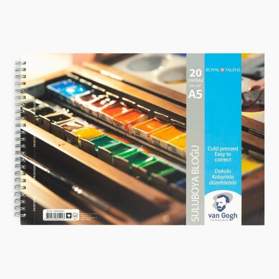 Van Gogh Suluboya Bloğu 300 Gr A5 20 Yaprak Spiralli